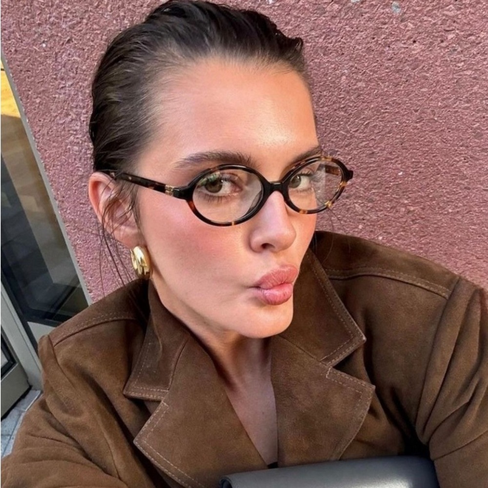 Miu Miu Tortoiseshell Round Optical Glasses - Brown and Black